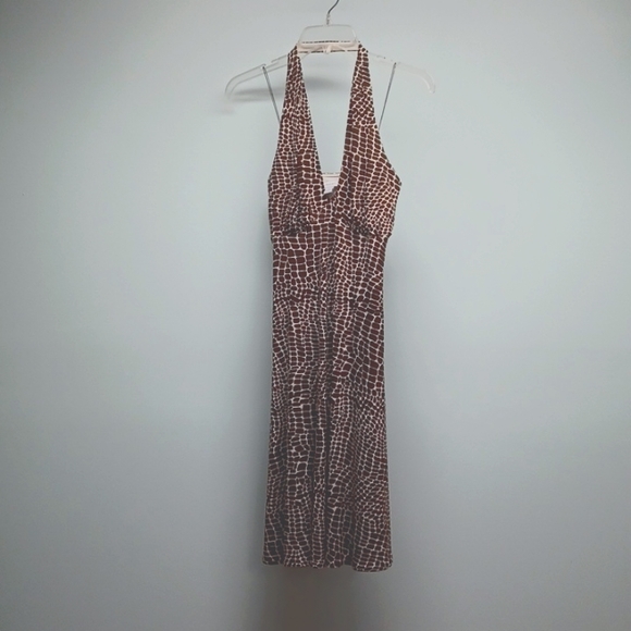 Animal print halter dress - Picture 1 of 4